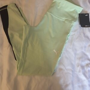 Puma DryCELL Training Leggings Women’s Small NWT Mint Green